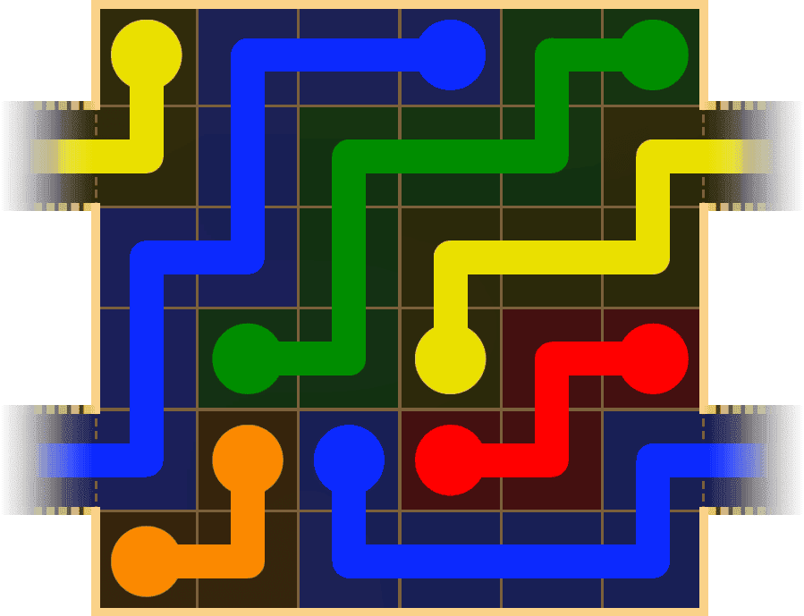 Flow Free Warps 1556 Solution