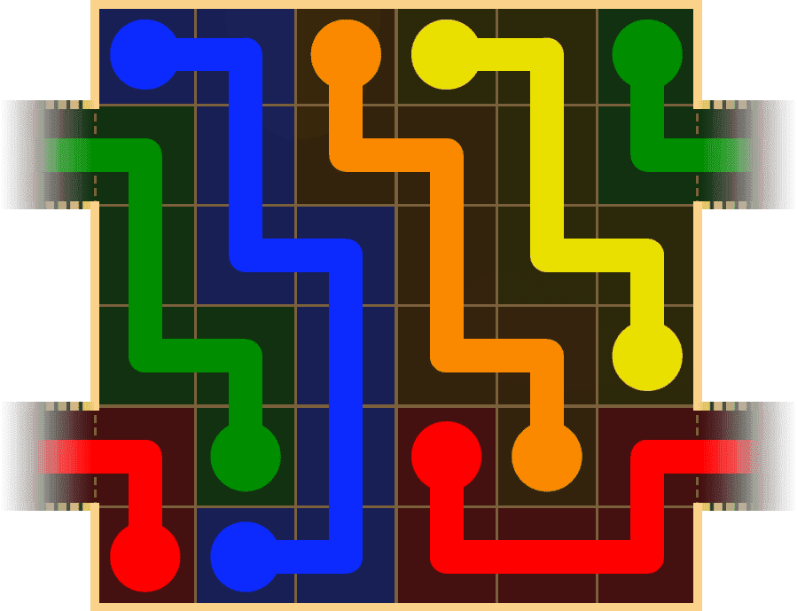 Flow Free Warps 1558 Solution