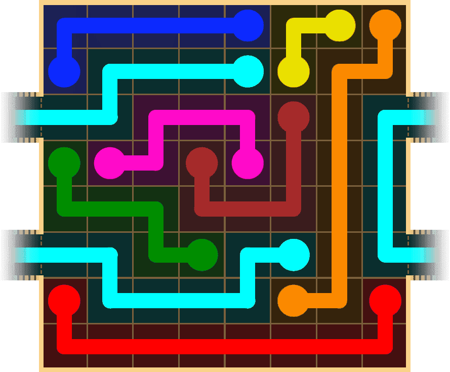 Flow Free Warps 1560 Solution