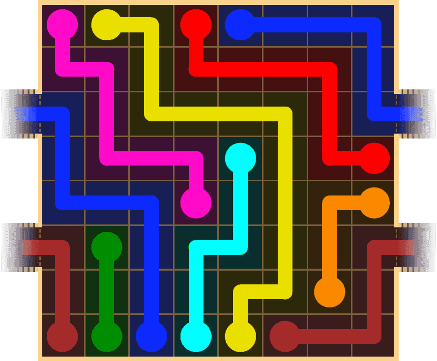 Flow Free Warps 1562 Solution