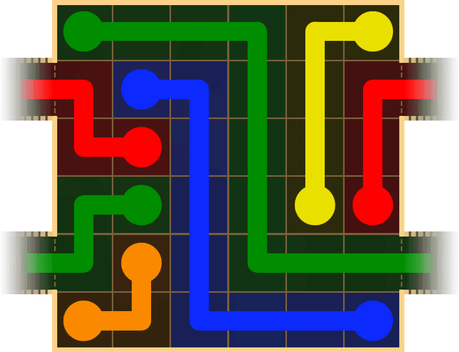 Flow Free Warps 1566 Solution