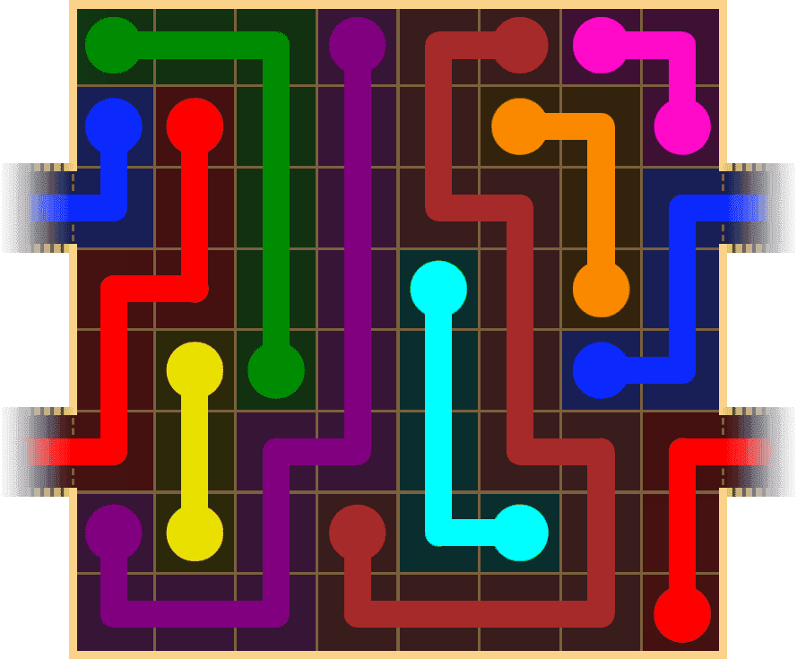Flow Free Warps 1568 Solution