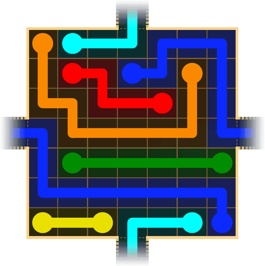 Flow Free Warps 1575 Solution