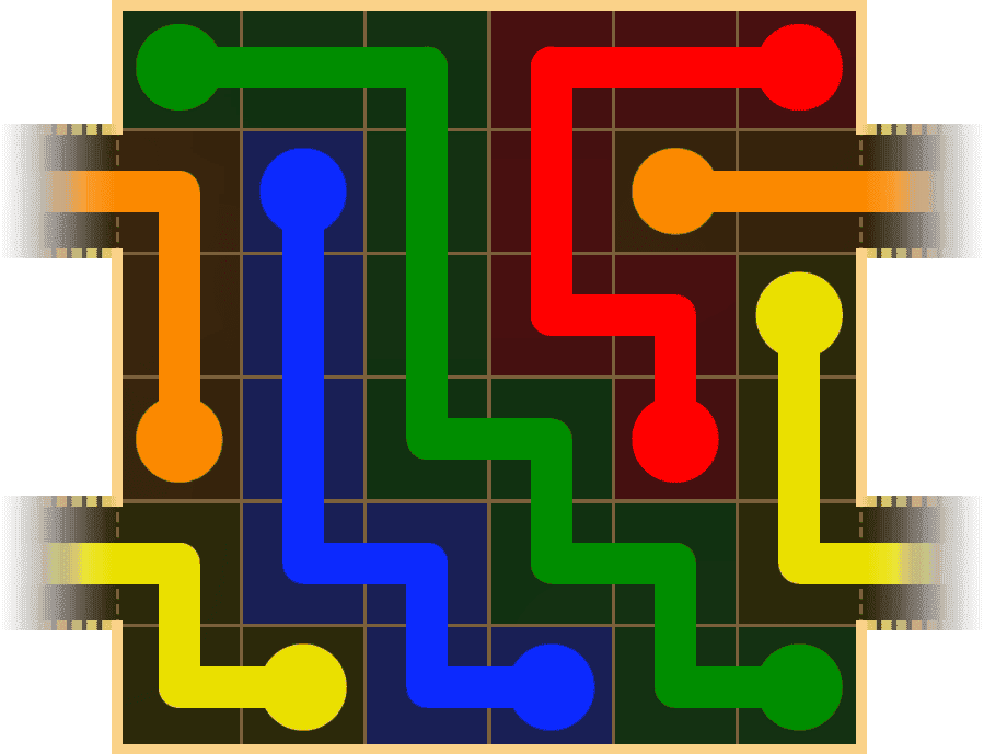 Flow Free Warps 1580 Solution
