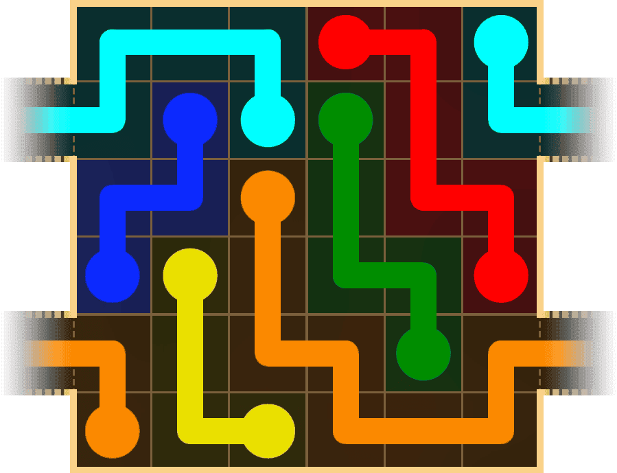 Flow Free Warps 1582 Solution