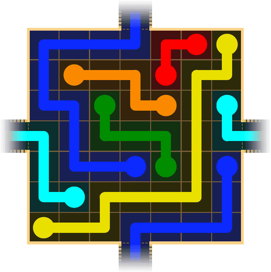 Flow Free Warps 1583 Solution