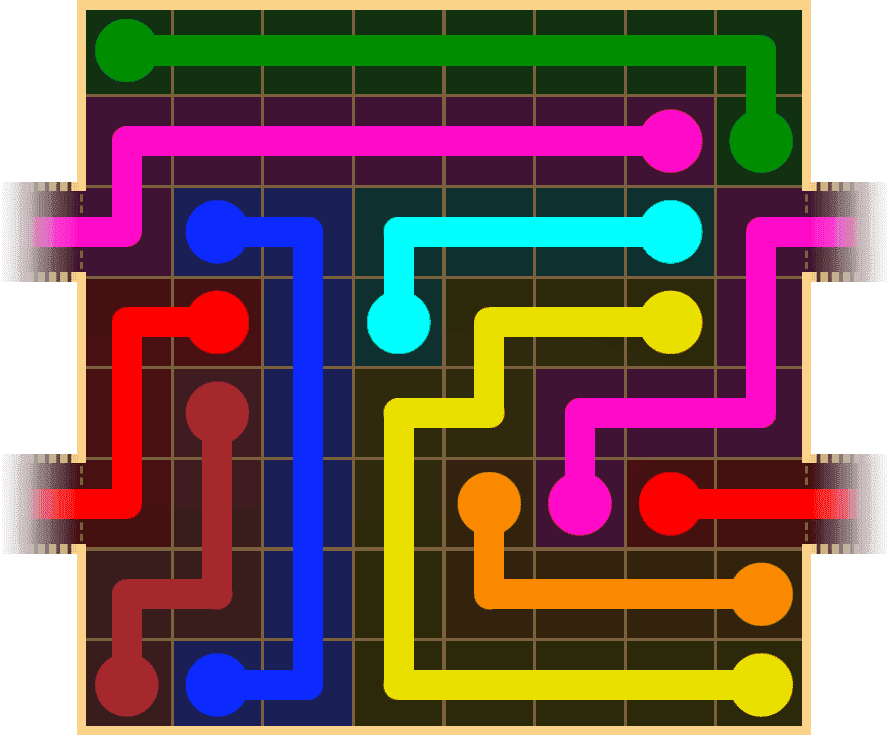 Flow Free Warps 1584 Solution