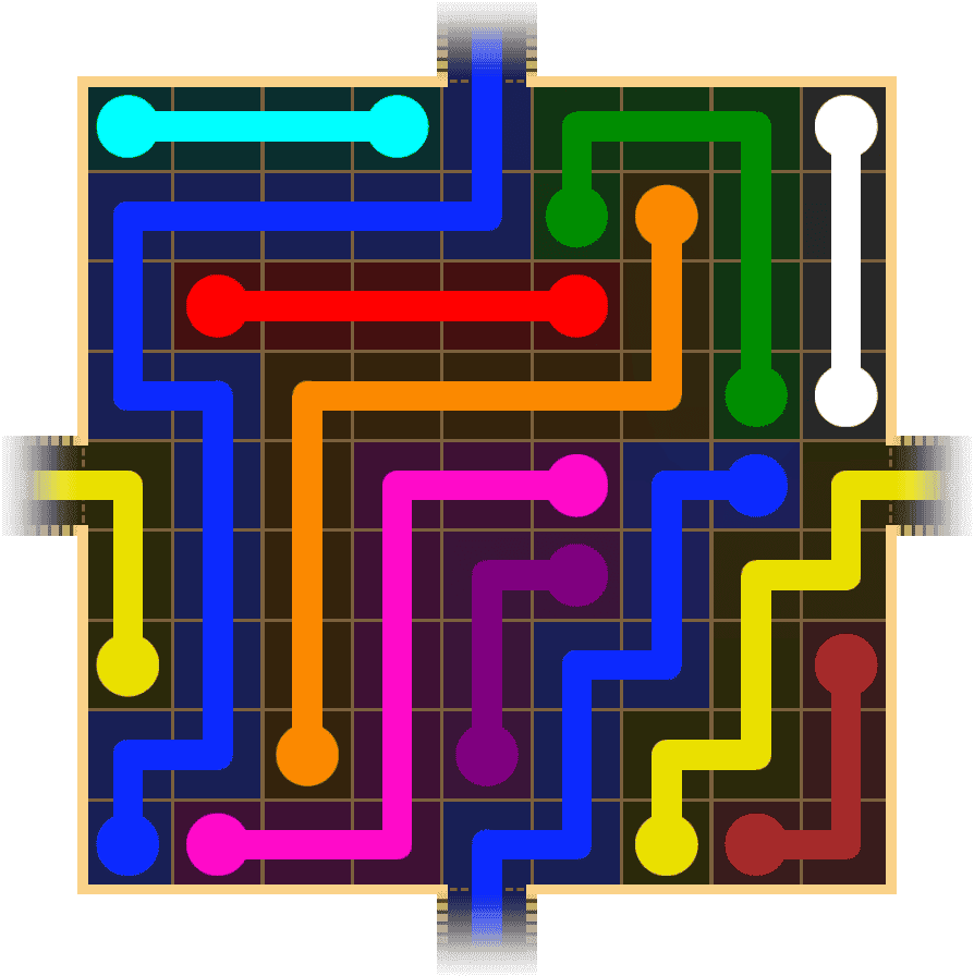 Flow Free Warps 1585 Solution