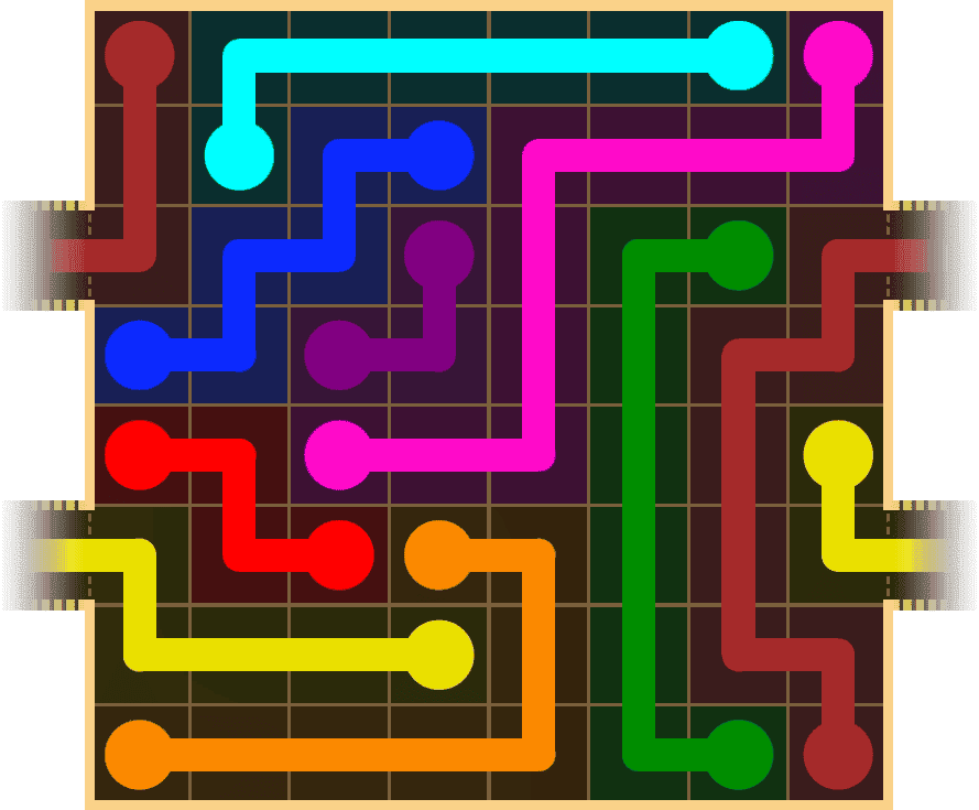 Flow Free Warps 1602 Solution