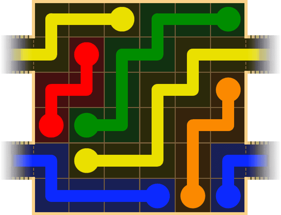 Flow Free Warps 1606 Solution
