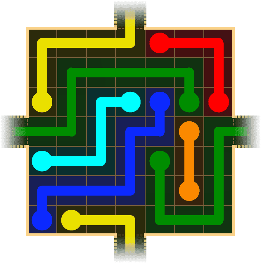 Flow Free Warps 1607 Solution