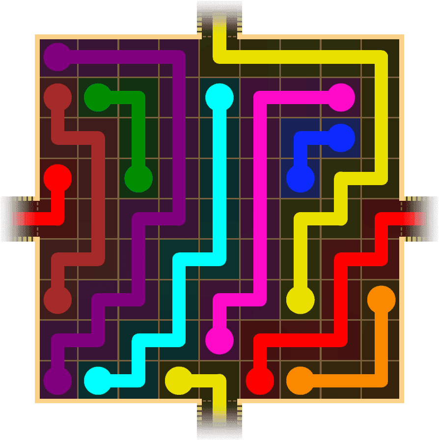 Flow Free Warps 1609 Solution