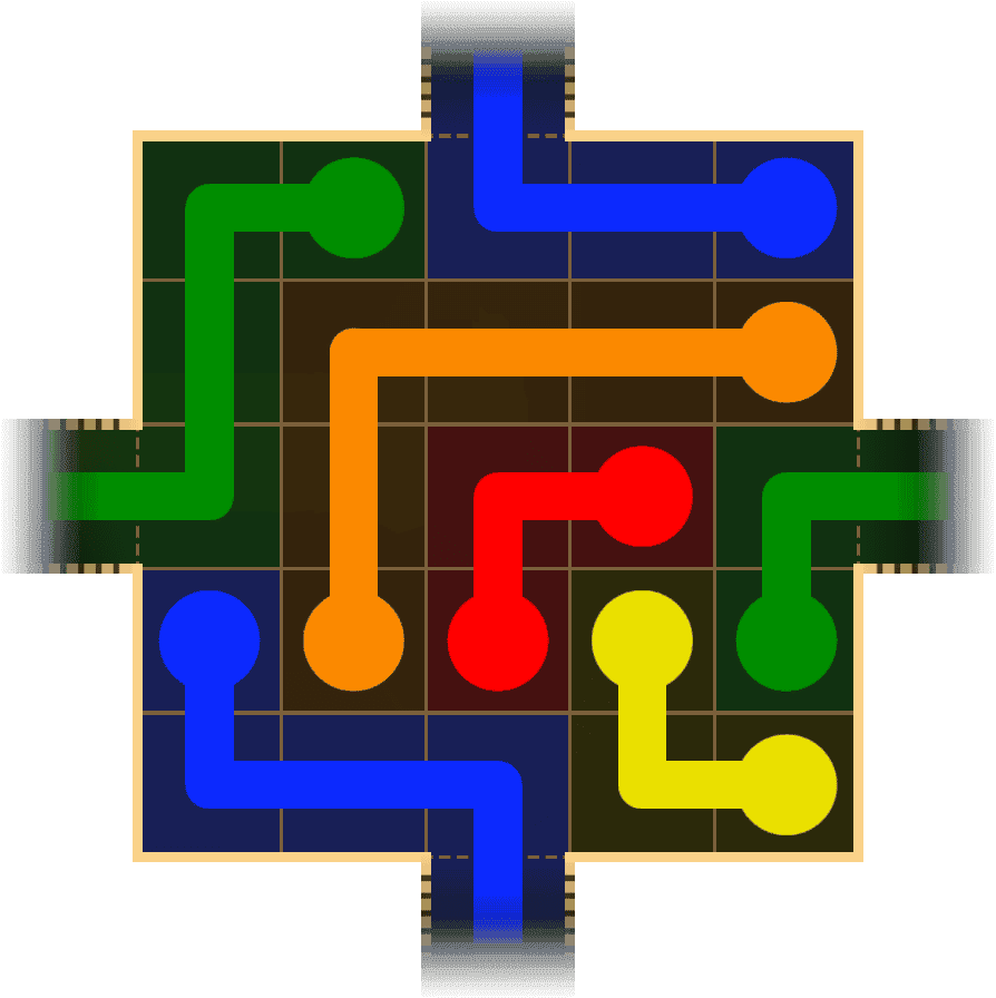 Flow Free Warps 1613 Solution