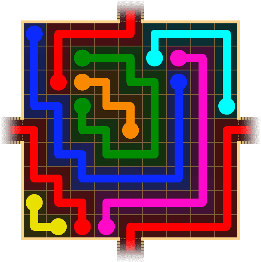 Flow Free Warps 1617 Solution