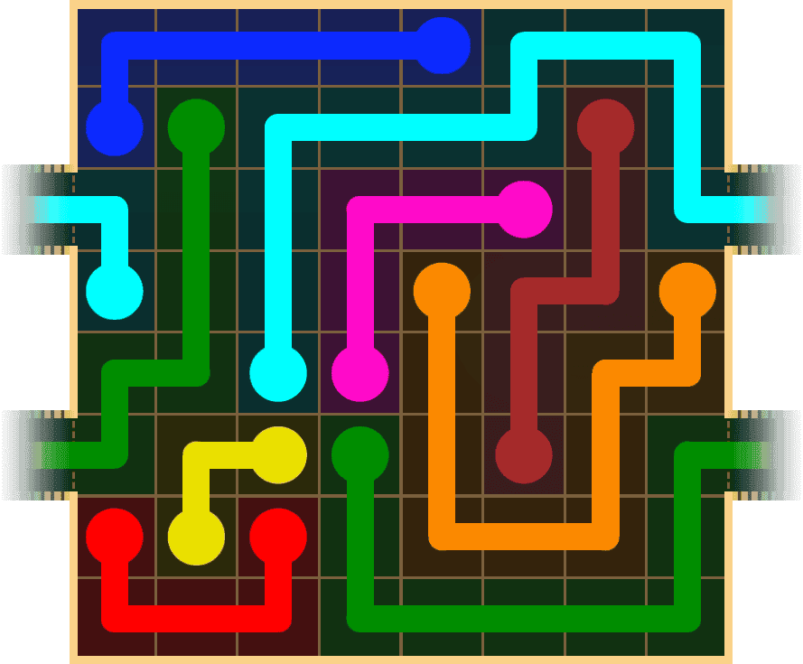 Flow Free Warps 1594 Solution
