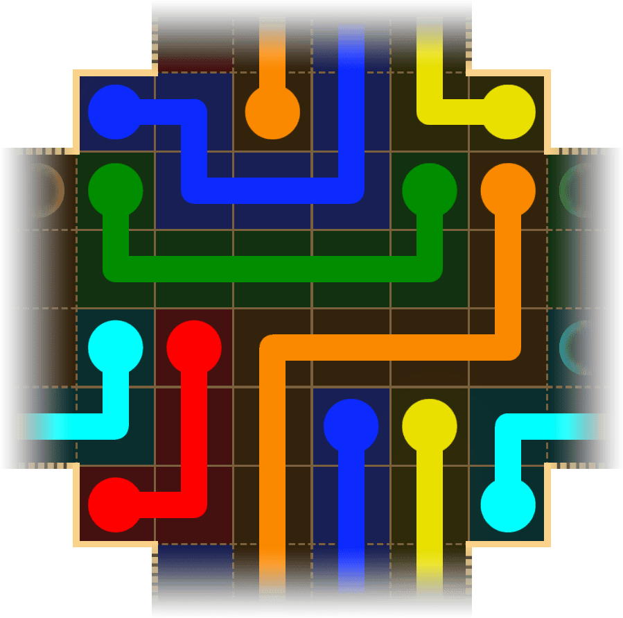 Flow Free Warps 1660 Solution