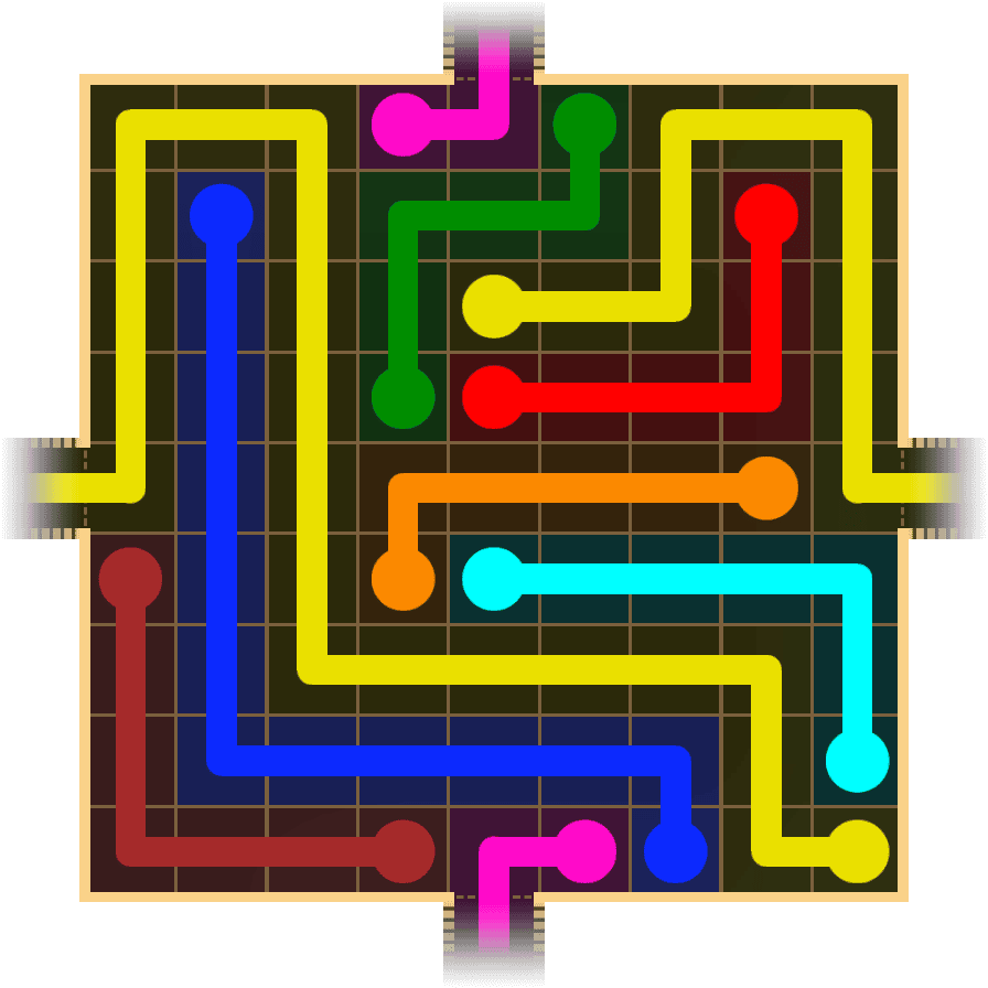 Flow Free Warps 1663 Solution