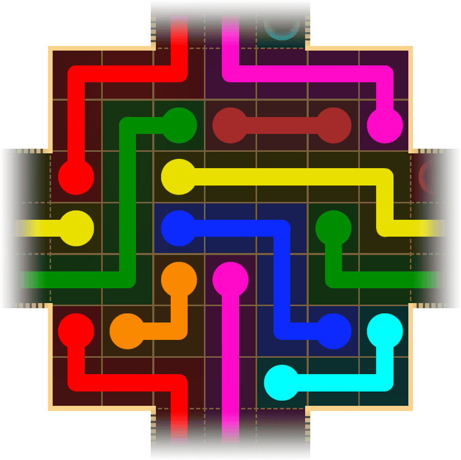 Flow Free Warps 1669 Solution