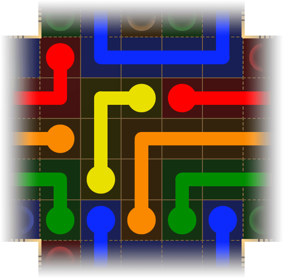 Flow Free Warps 1675 Solution