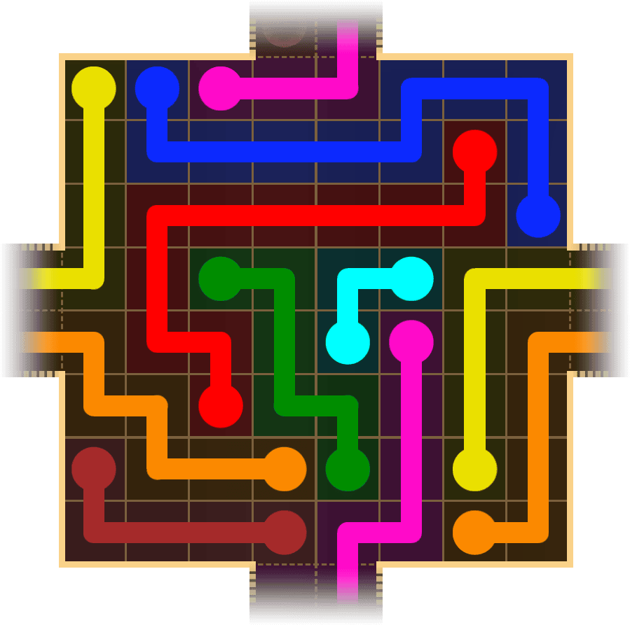 Flow Free Warps 1678 Solution