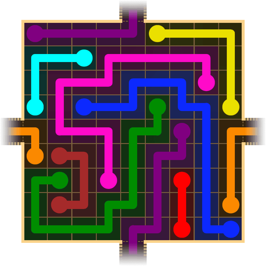 Flow Free Warps 1679 Solution