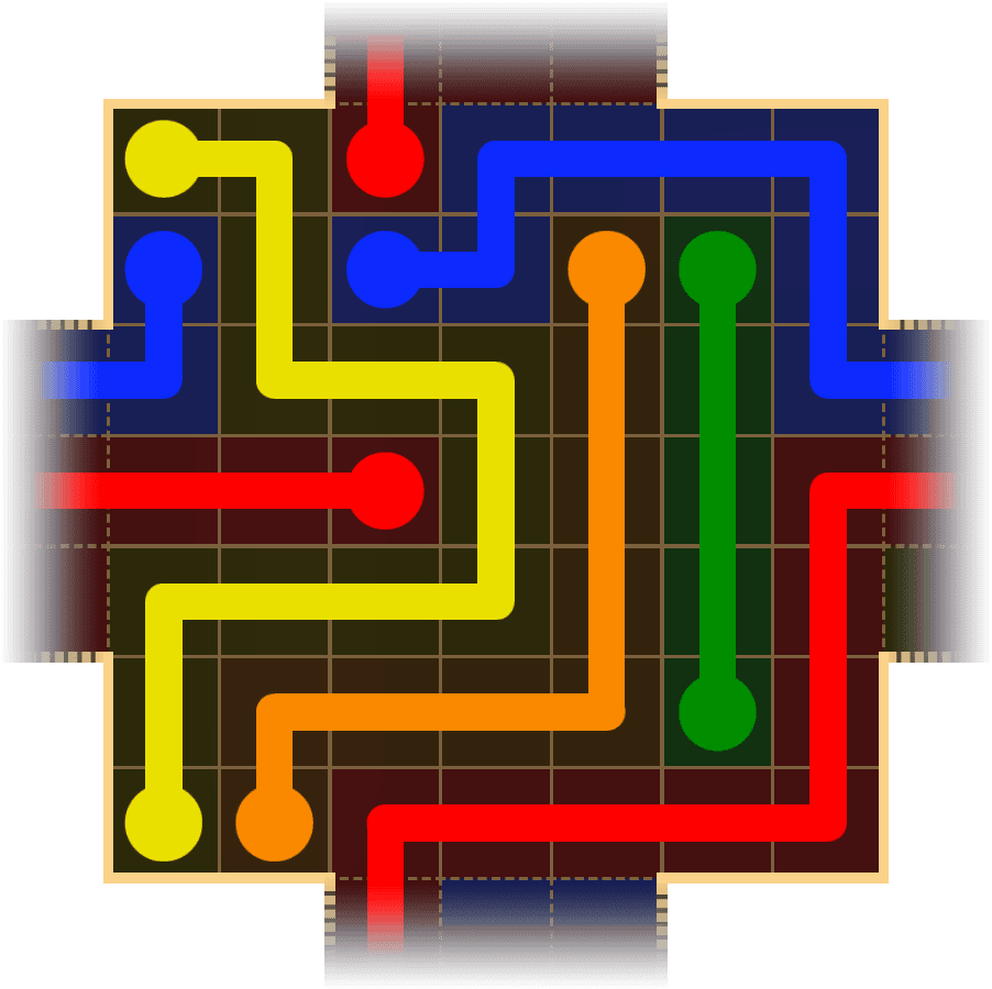 Flow Free Warps 1773 Solution