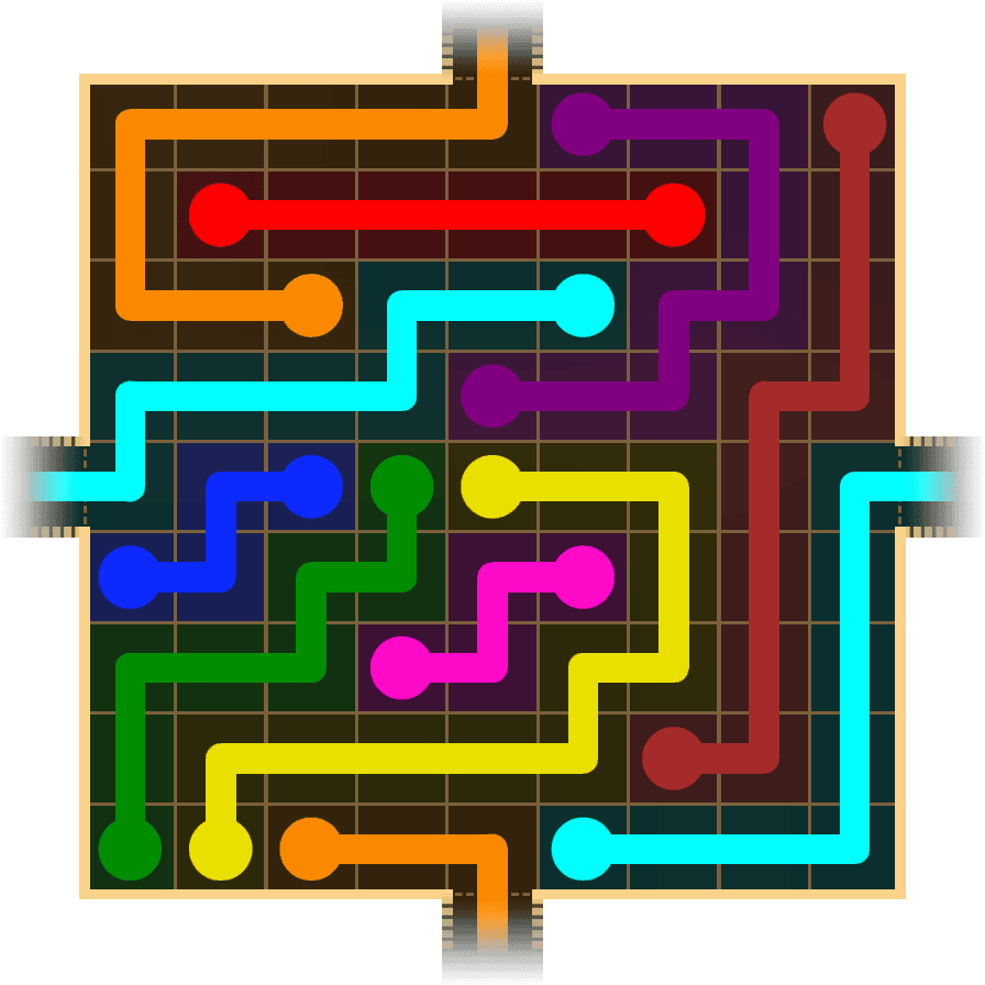 Flow Free Warps 1775 Solution