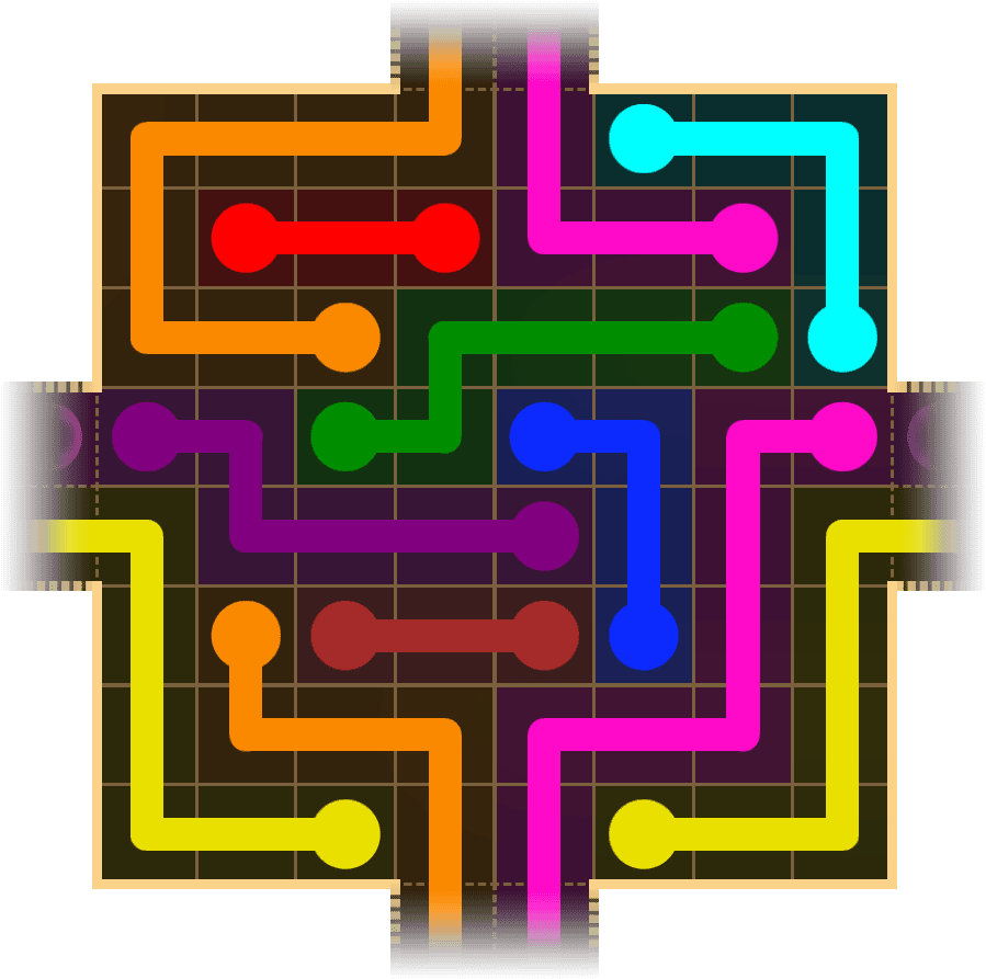 Flow Free Warps 1782 Solution