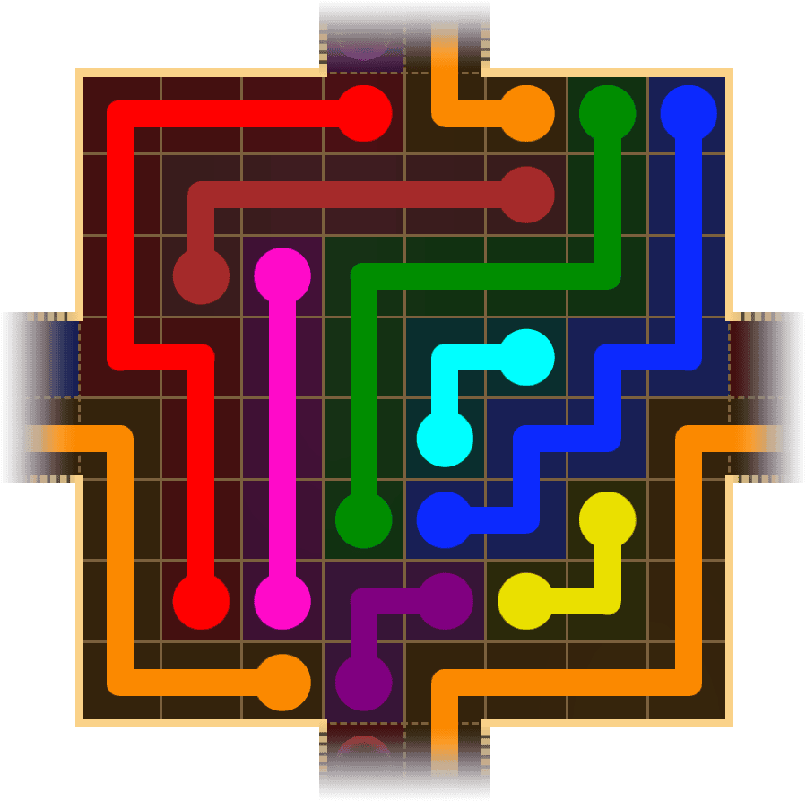 Flow Free Warps 1790 Solution