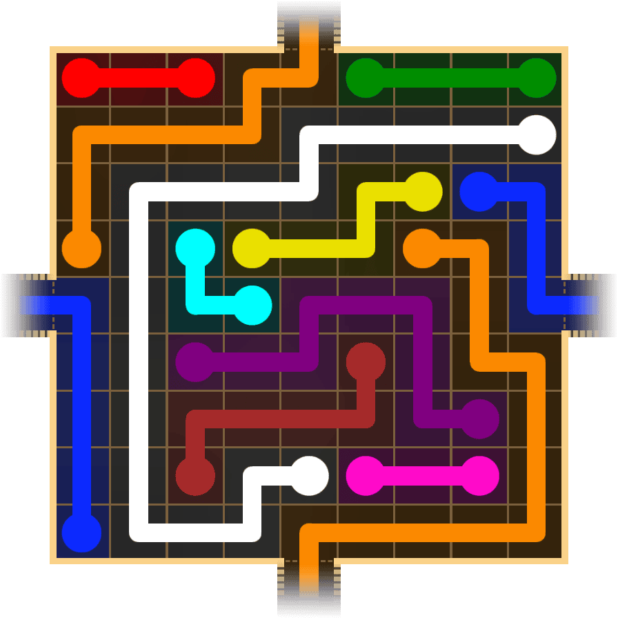 Flow Free Warps 1799 Solution