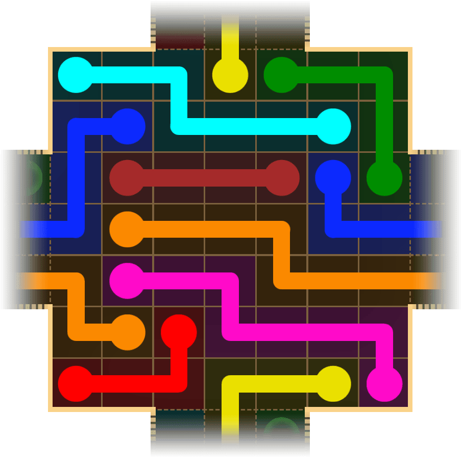 Flow Free Warps 1681 Solution
