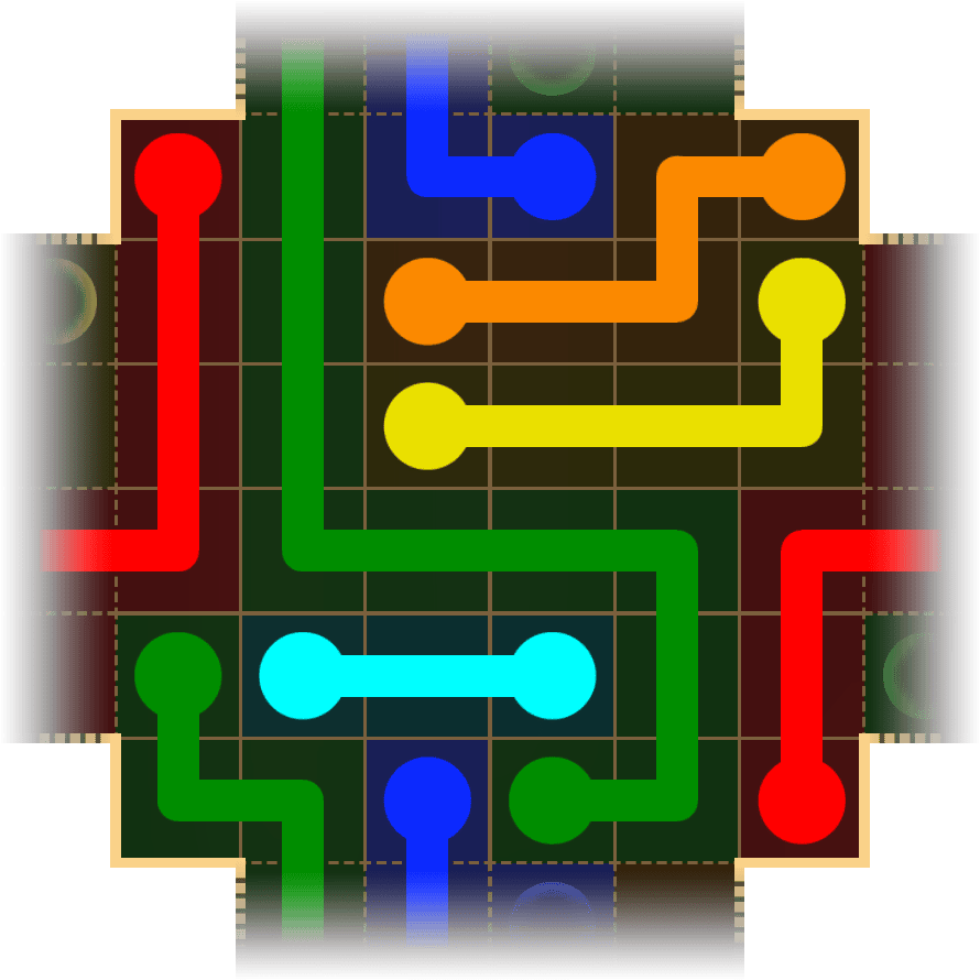 Flow Free Warps 1682 Solution