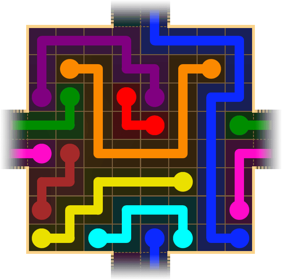 Flow Free Warps 1688 Solution