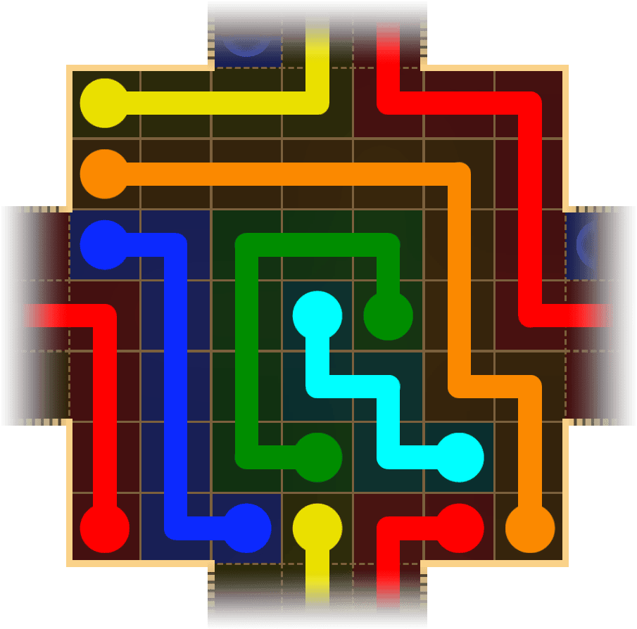 Flow Free Warps 1689 Solution