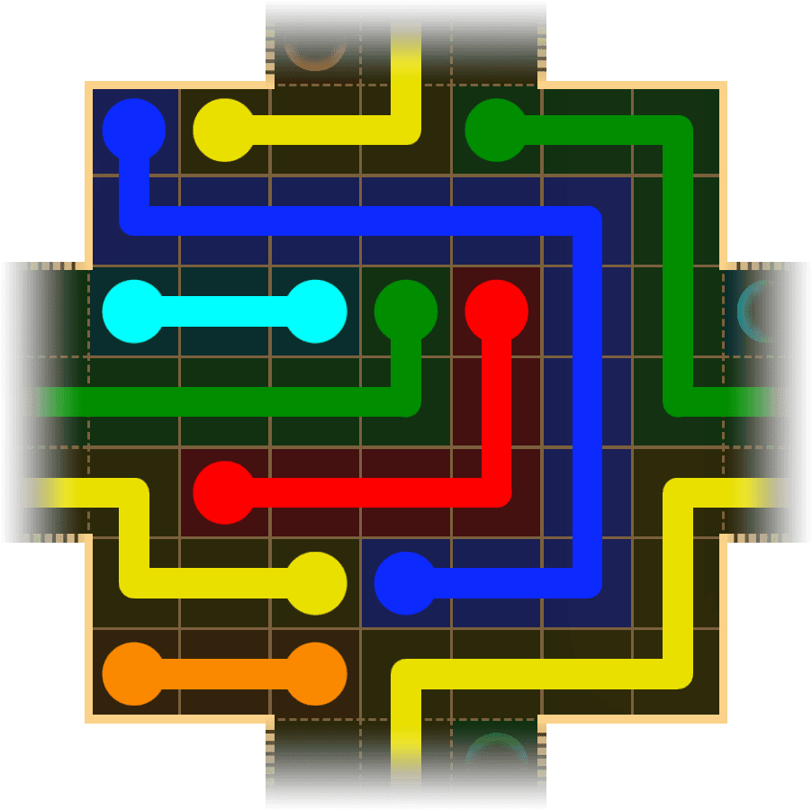 Flow Free Warps 1693 Solution