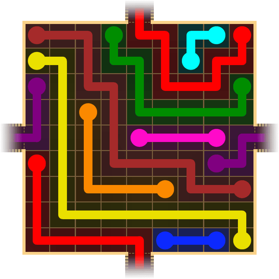 Flow Free Warps 1695 Solution