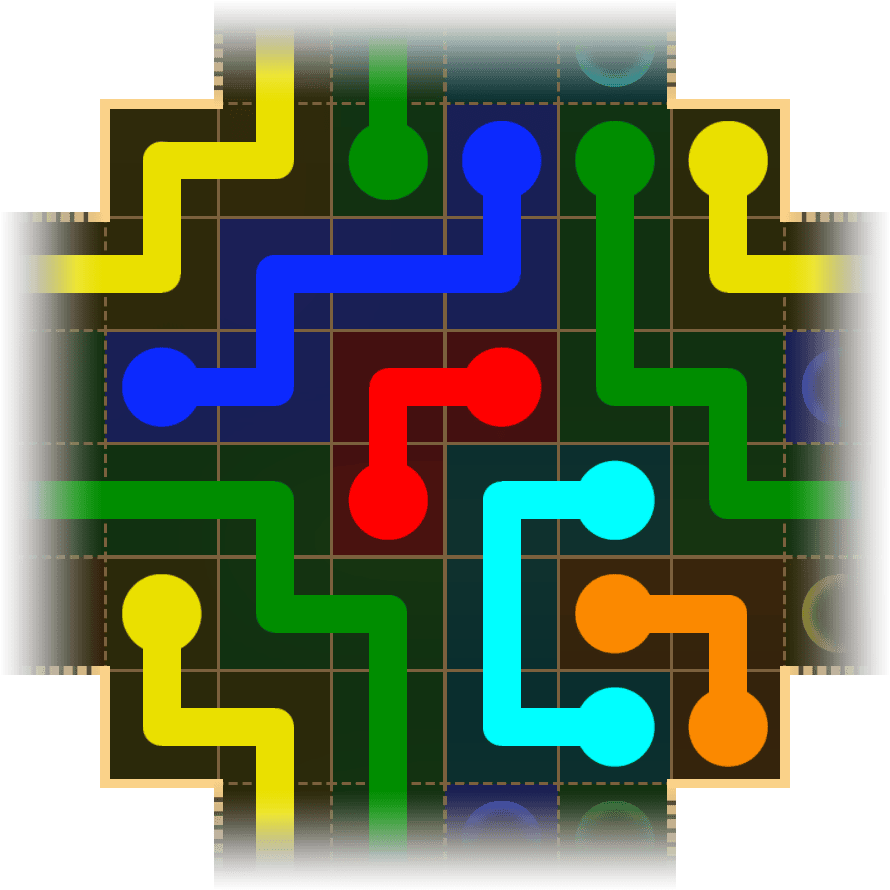 Flow Free Warps 1698 Solution