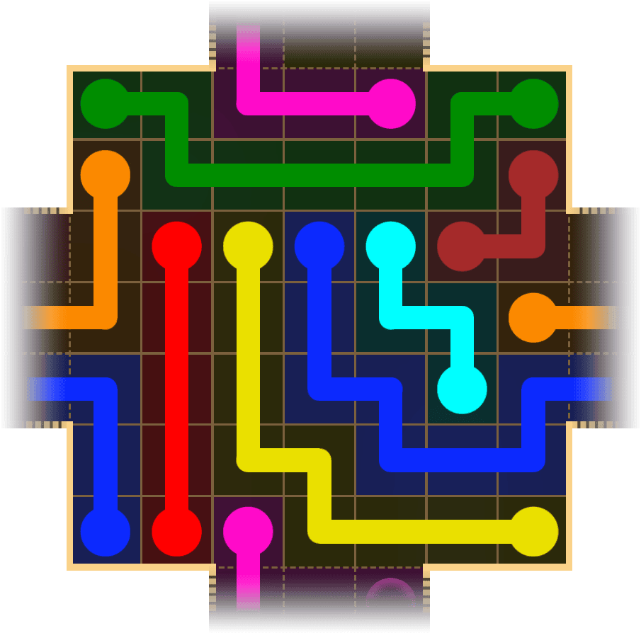 Flow Free Warps 1705 Solution
