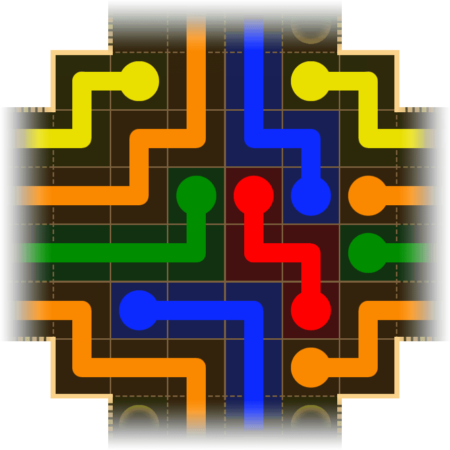 Flow Free Warps 1706 Solution