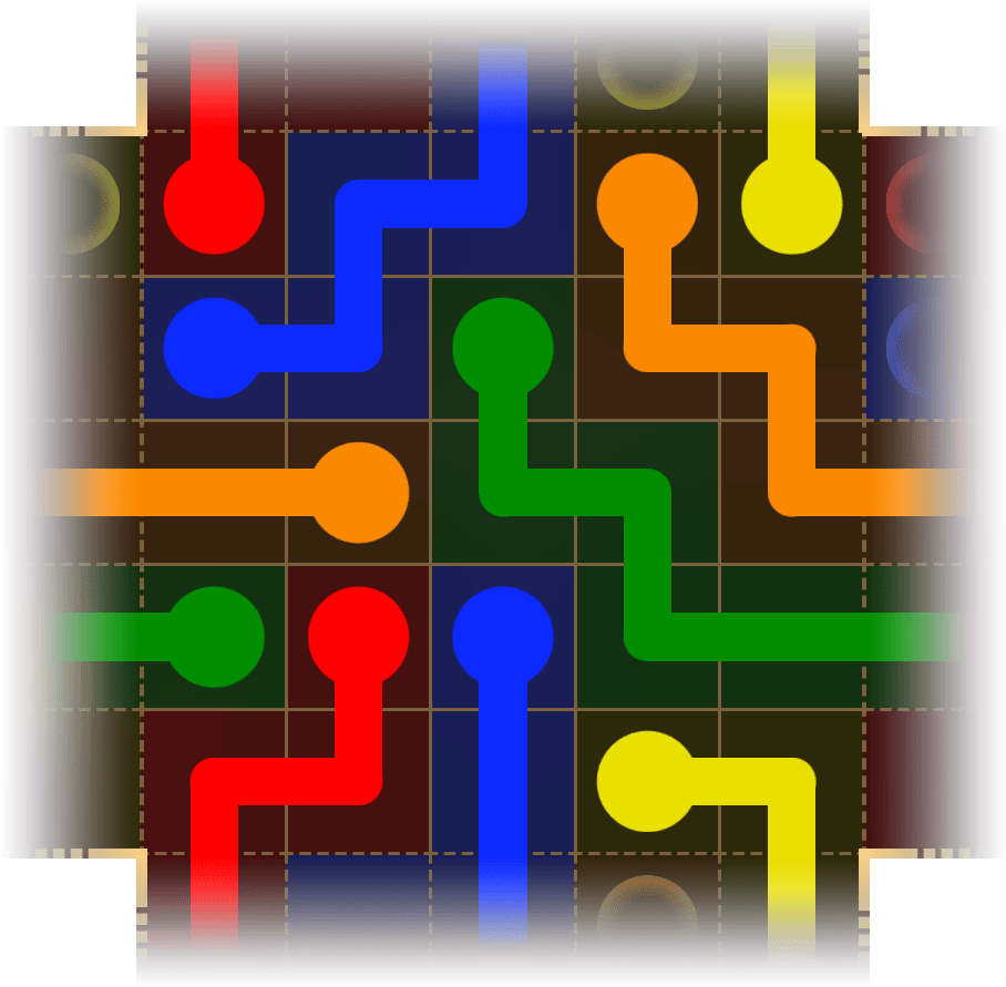 Flow Free Warps 1707 Solution