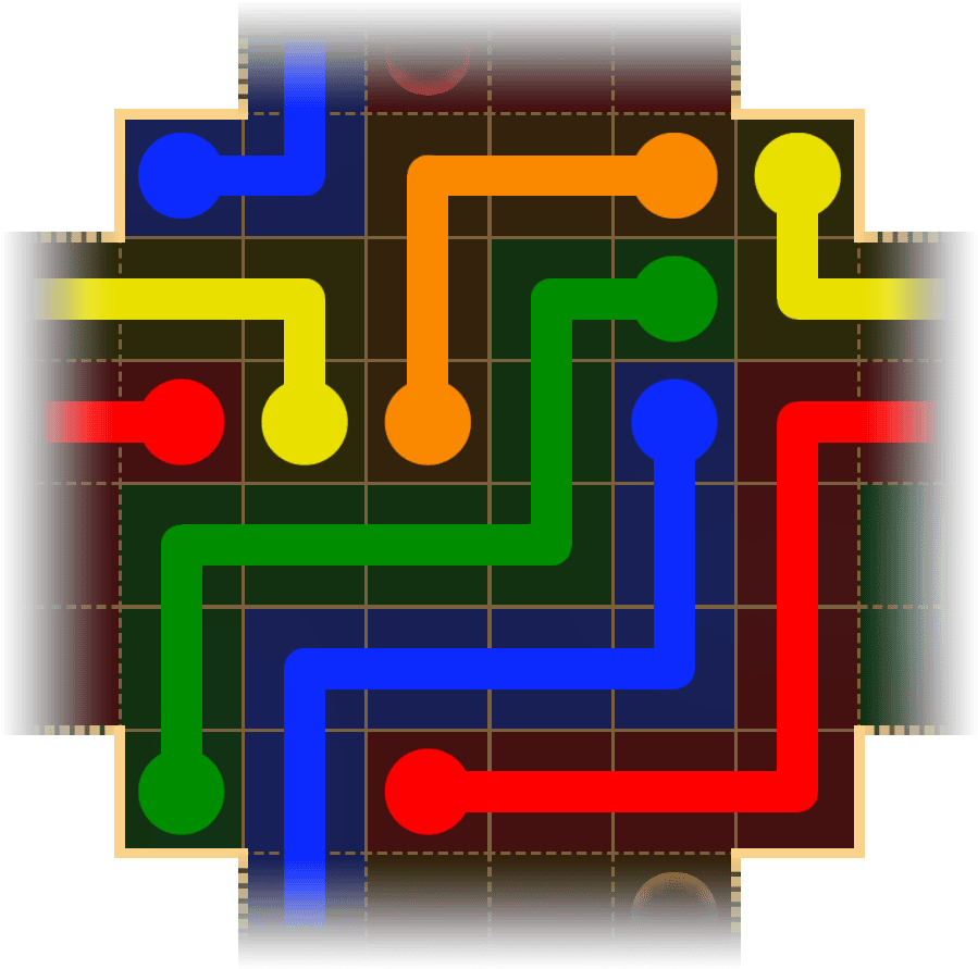 Flow Free Warps 1708 Solution