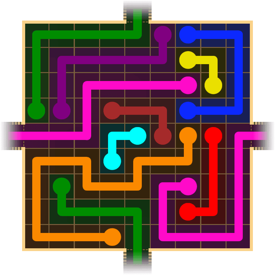 Flow Free Warps 1711 Solution