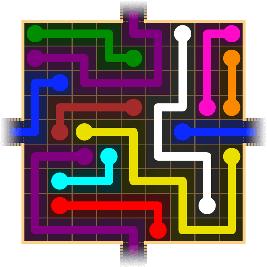 Flow Free Warps 1719 Solution