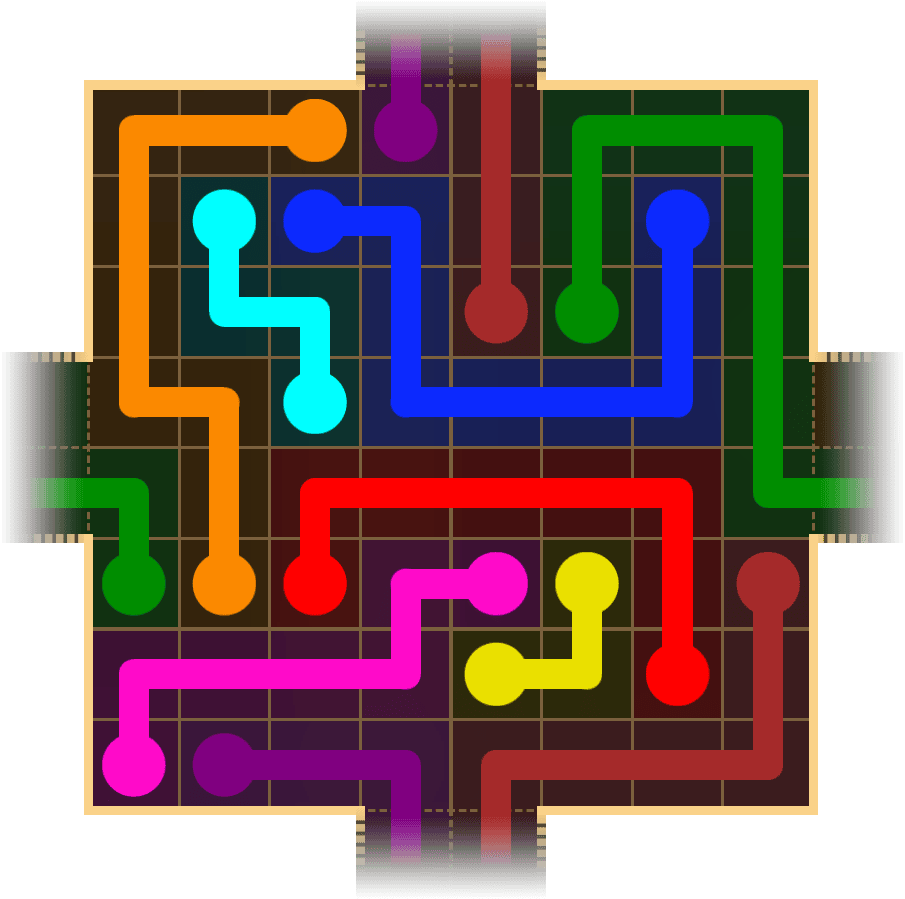 Flow Free Warps 1720 Solution
