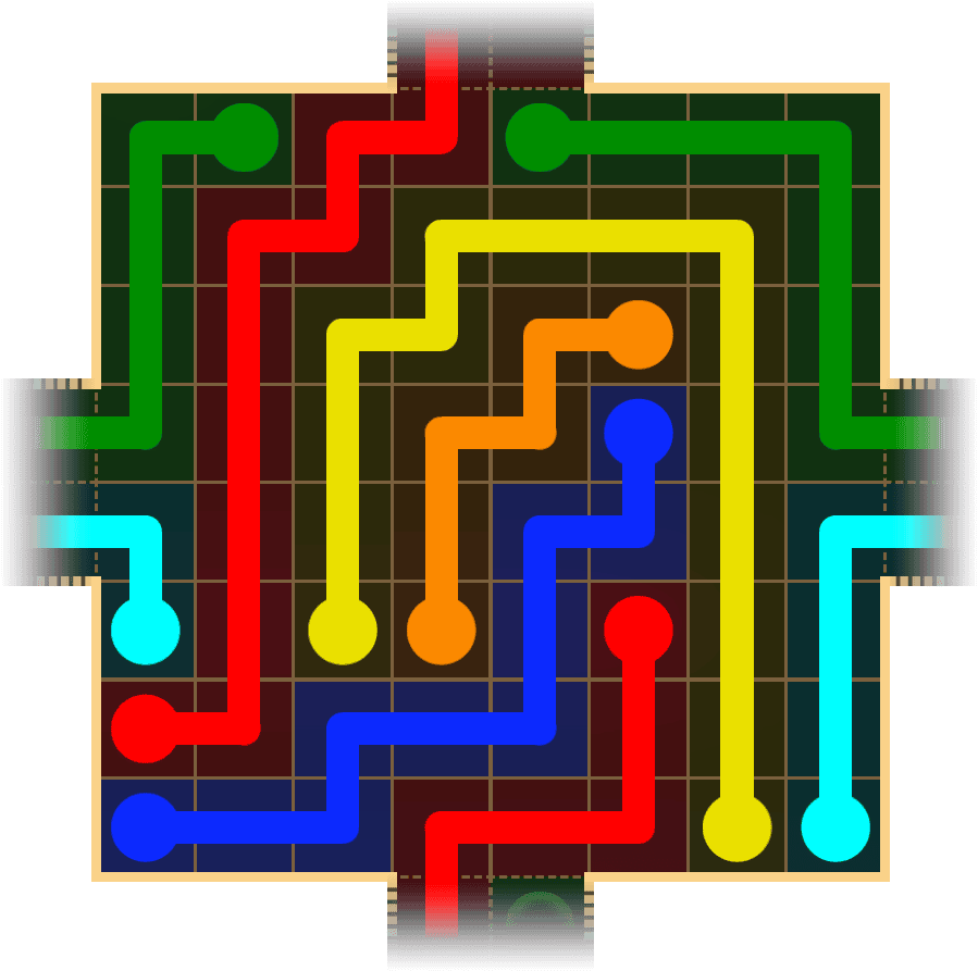Flow Free Warps 1726 Solution