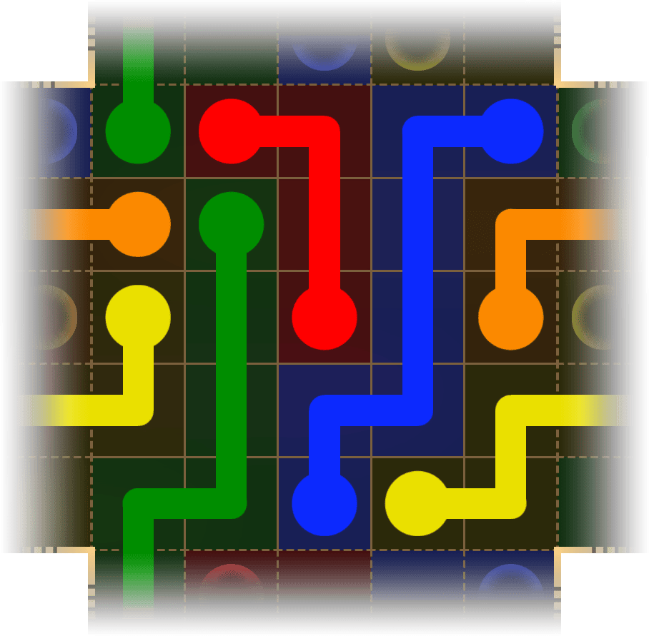 Flow Free Warps 1731 Solution