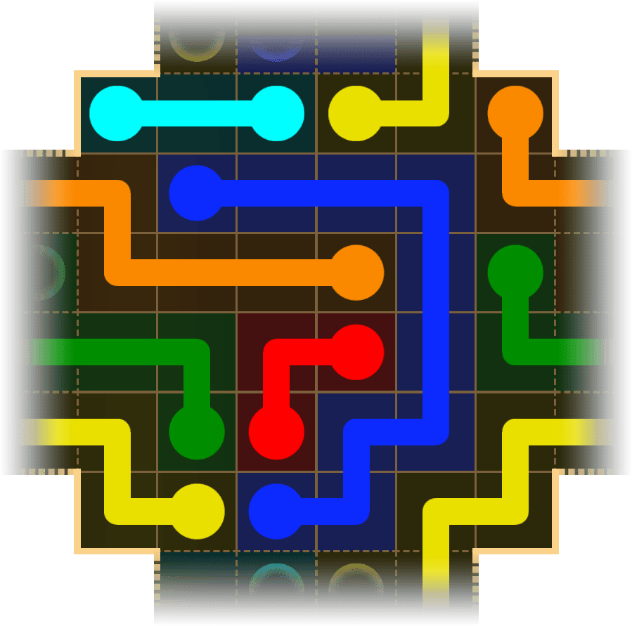 Flow Free Warps 1732 Solution