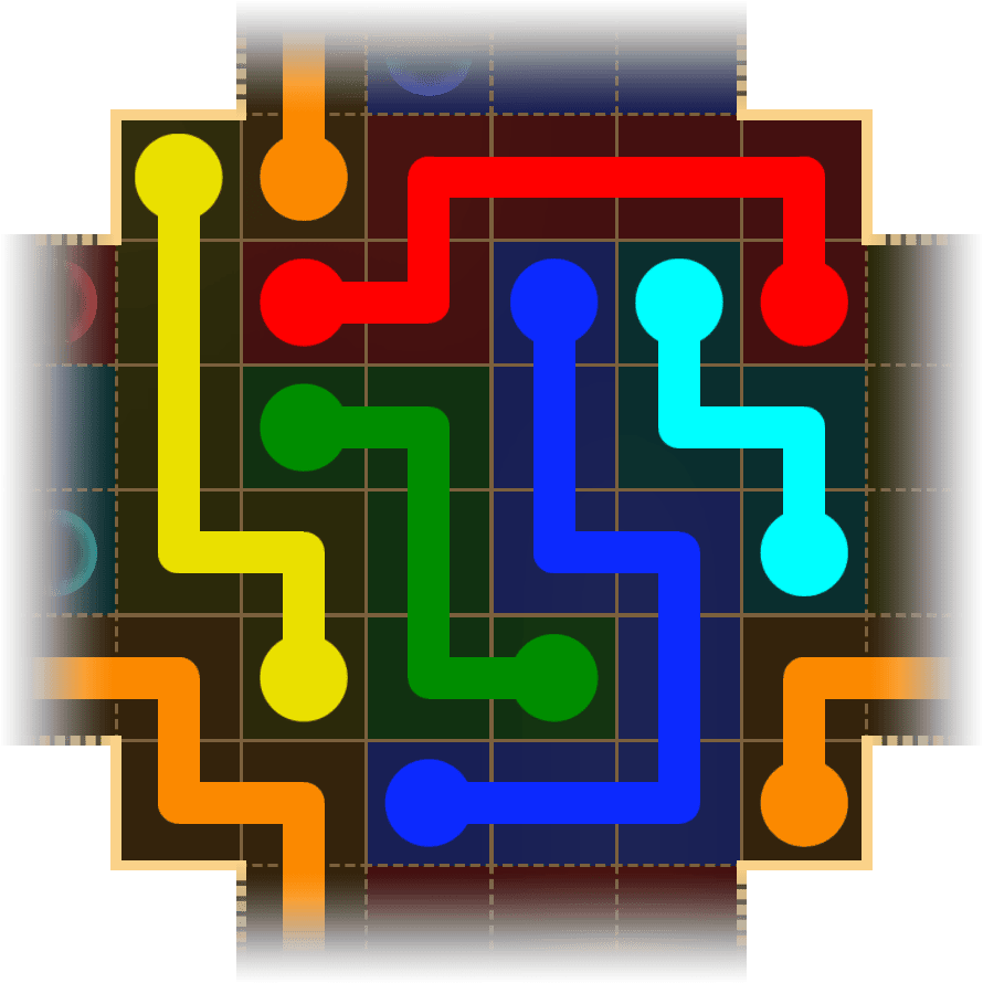 Flow Free Warps 1754 Solution