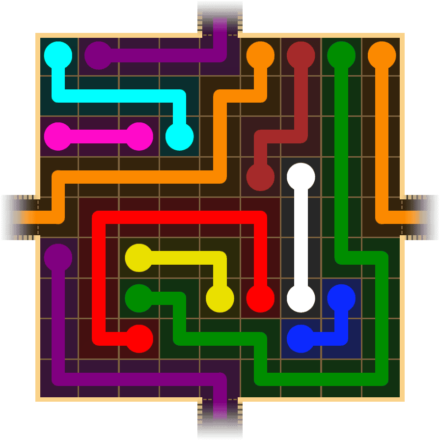 Flow Free Warps 1759 Solution