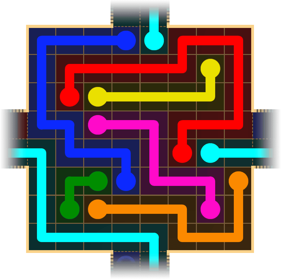 Flow Free Warps 1760 Solution